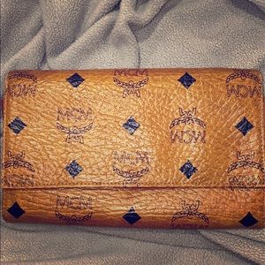 Vintage MCM full size wallet authentic